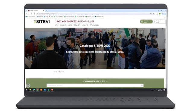 Affichage de la bannière sur la liste des exposants
