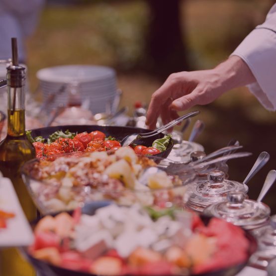 Buffet traiteur alimentation en circuit court
