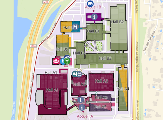 The SITEVI 2025 interactive floorplan